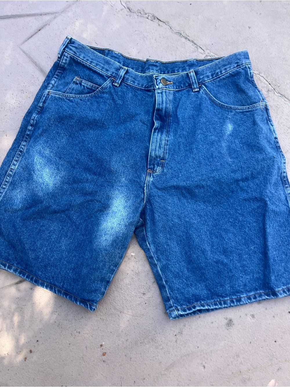 Classic Men's Blue Denim Shorts